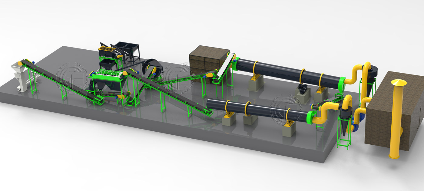 Линия по производству дисковых удобрений