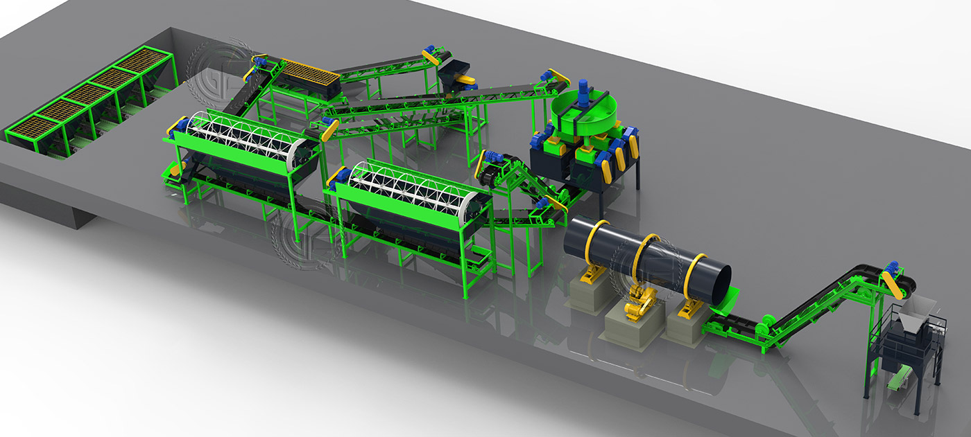 Линия по производству экструзионных удобрений