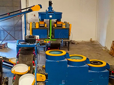 Роликовый экструзионный гранулятор 4