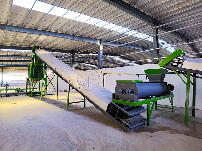 Площадка для производства порошкообразных удобрений, площадка для производства питательных почв