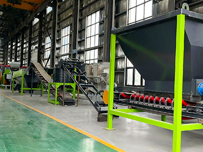 Производственная площадка линии по производству порошкообразных удобрений